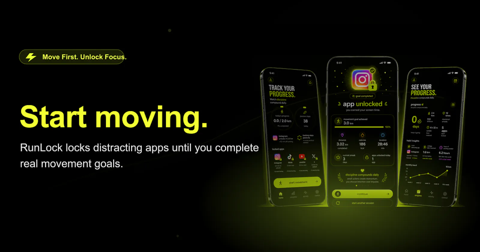RunLock screenshot 1
