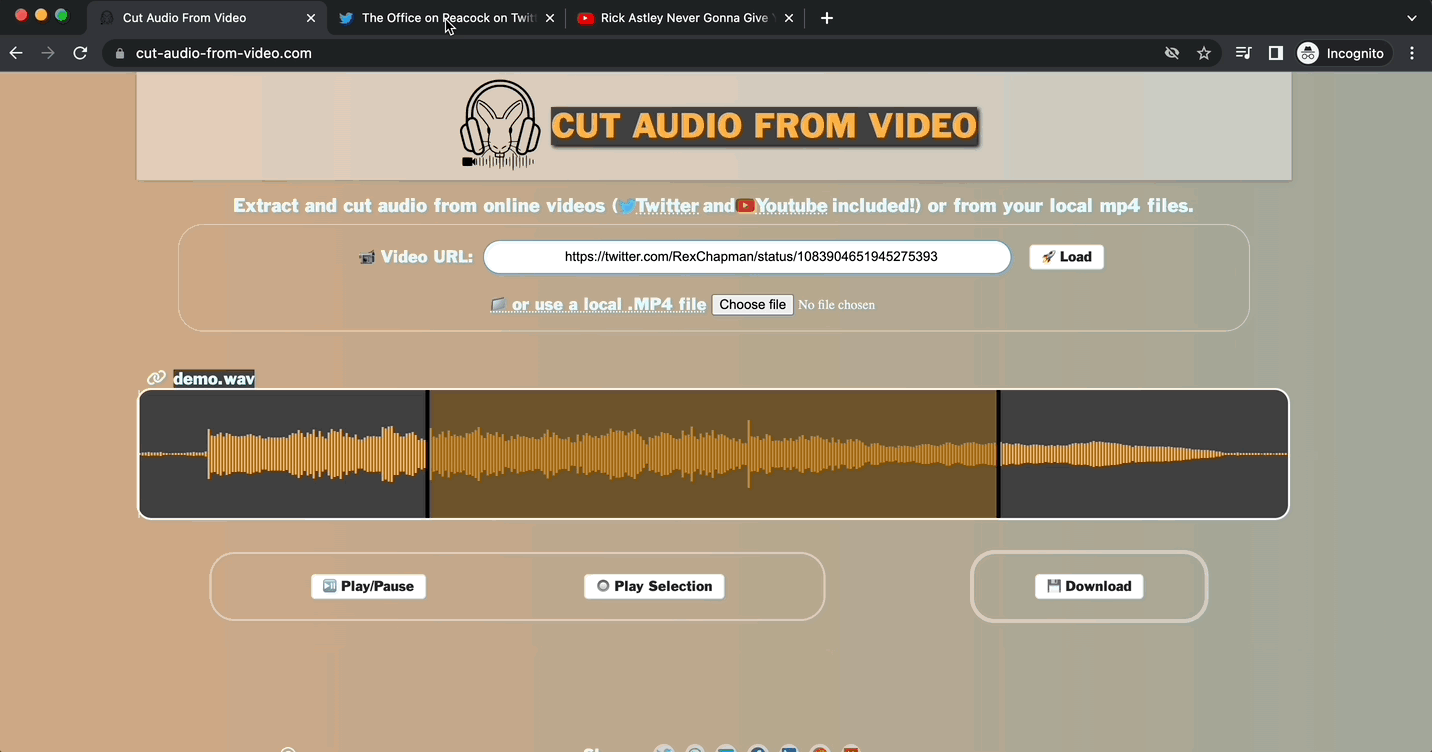 Cut-audio-from-video.com media 2