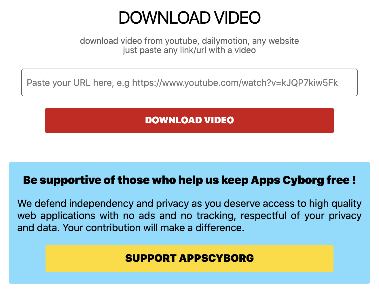 Video Cyborg gallery image