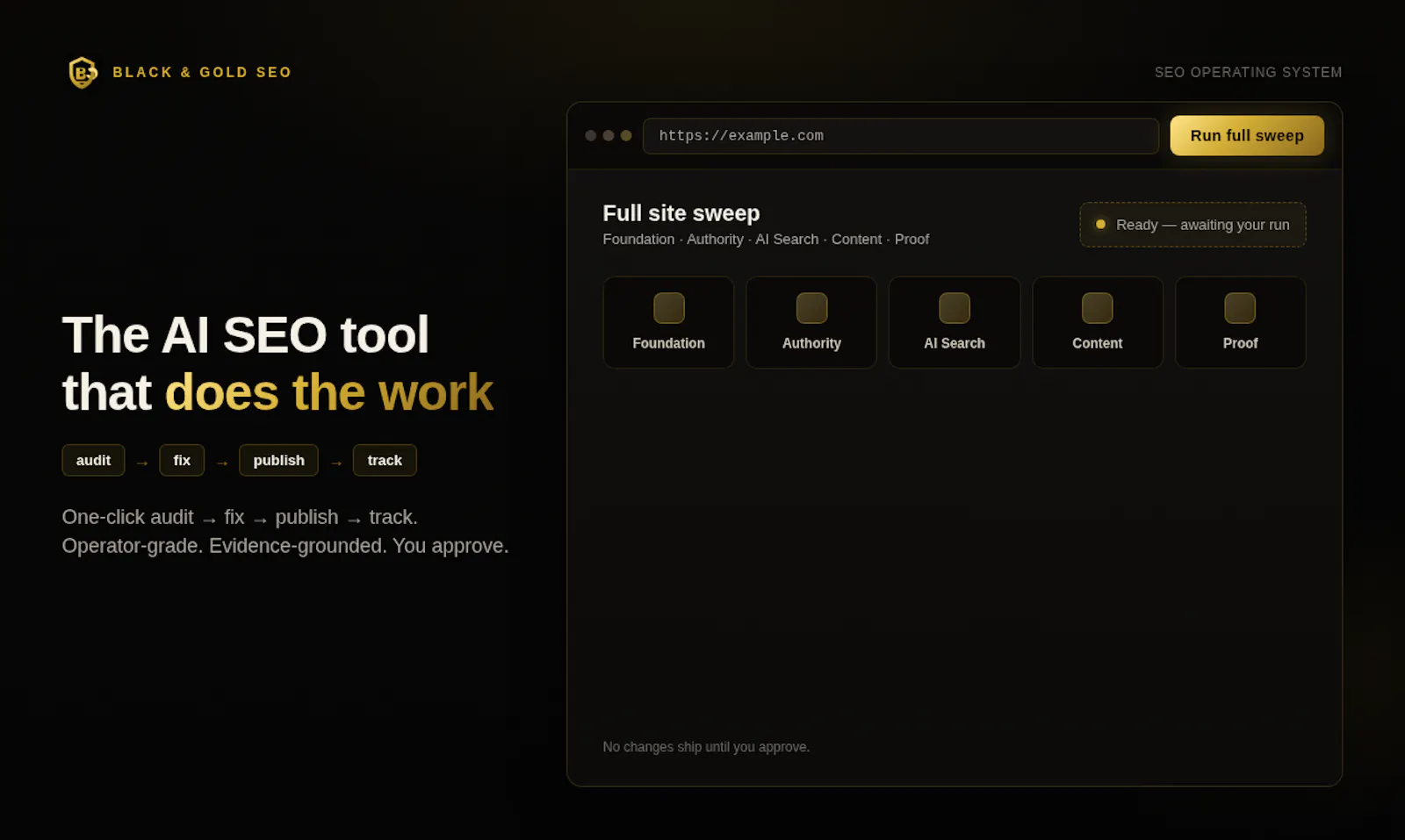 Black & Gold SEO screenshot 2