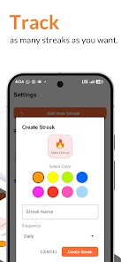 Streaks - Main screenshot showing features and interface