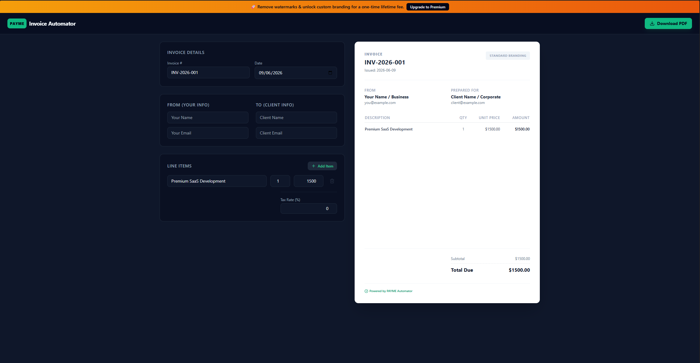 PAYME Invoice Automator gallery image