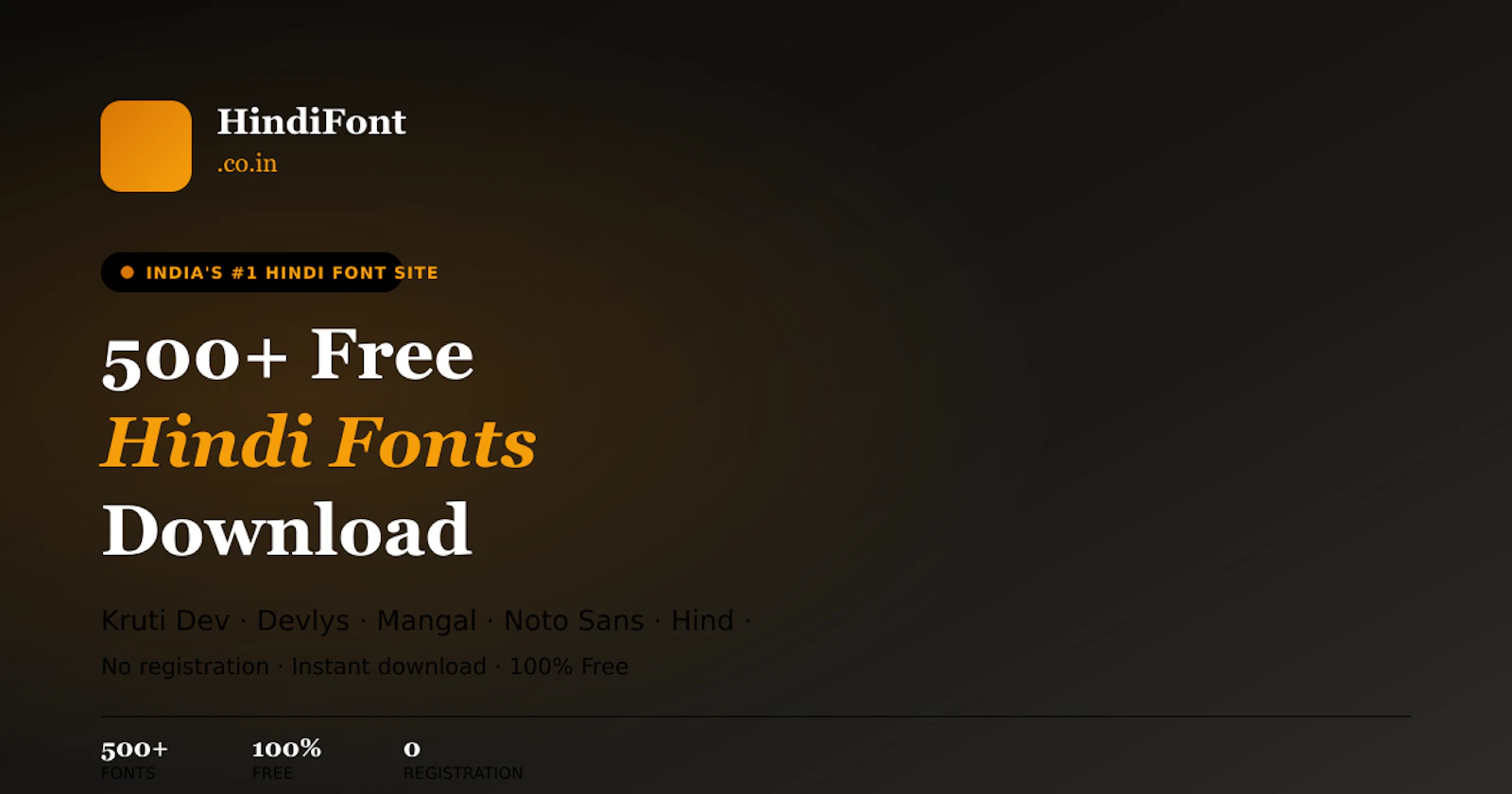 HindiFont.co.in screenshot 1