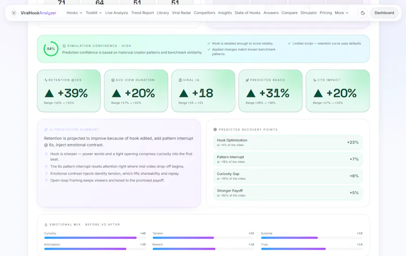 Viral Hook Analyzer screenshot 4