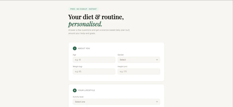FitPlan screenshot 1