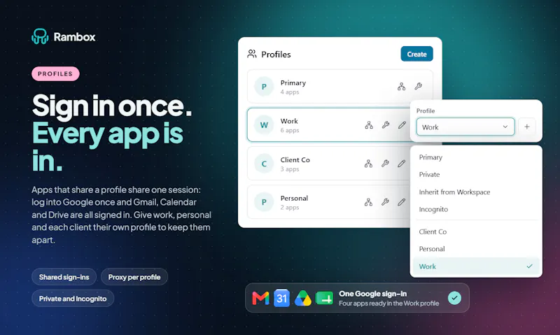 Rambox screenshot 7