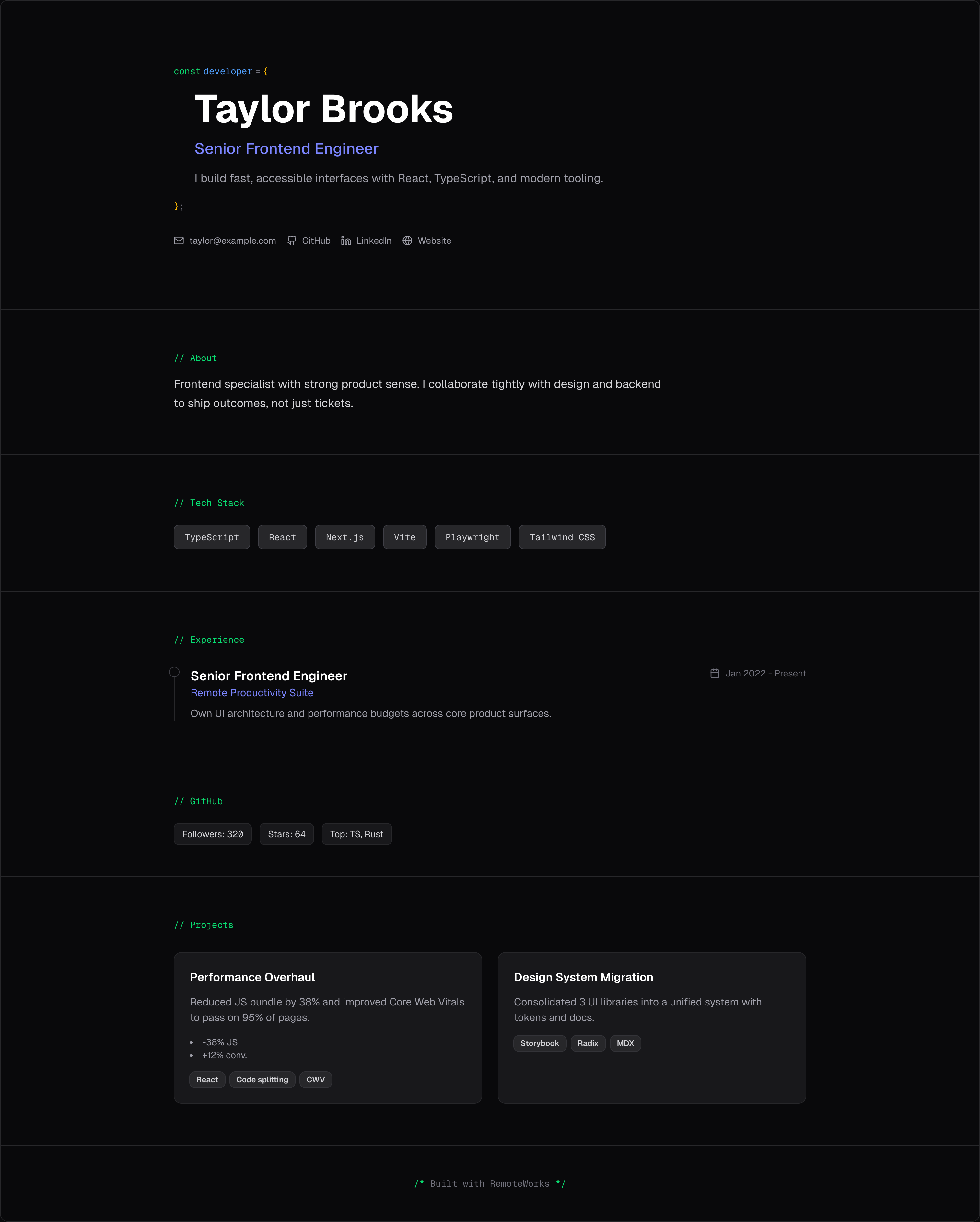 RemoteWorks - Screenshot 4 showing product features and functionality