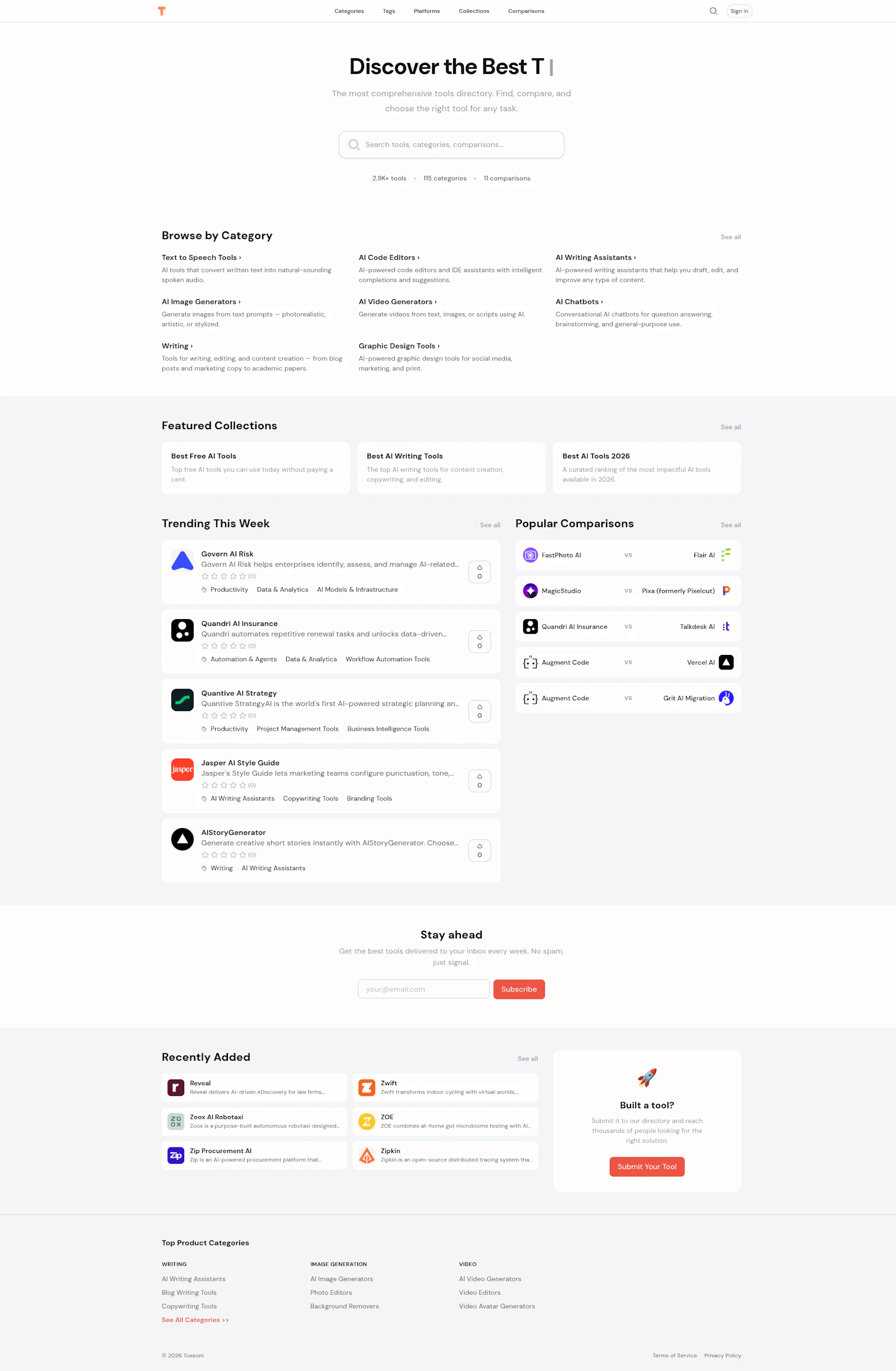 Tossom screenshot 1