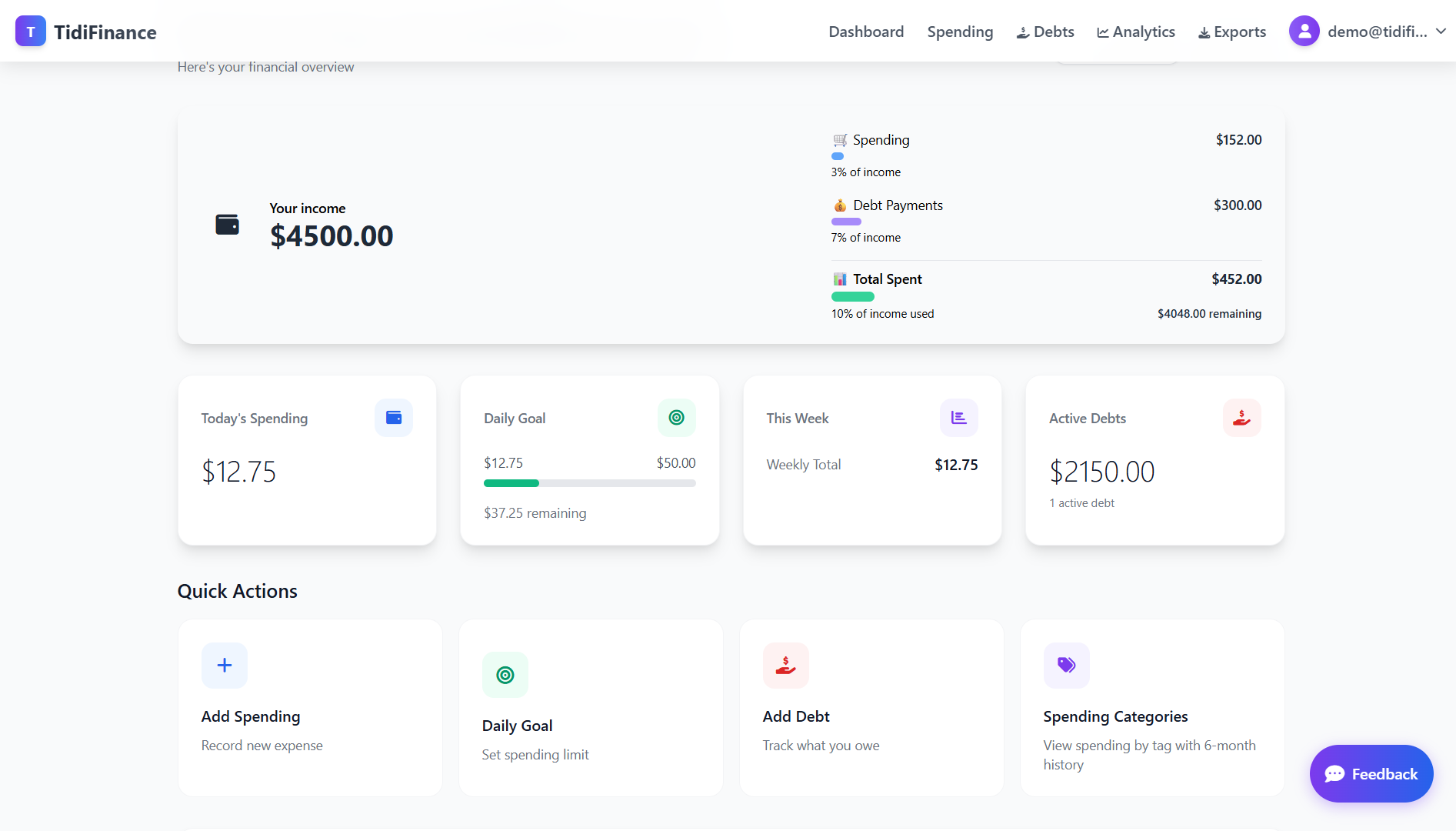 TidiFinance gallery image