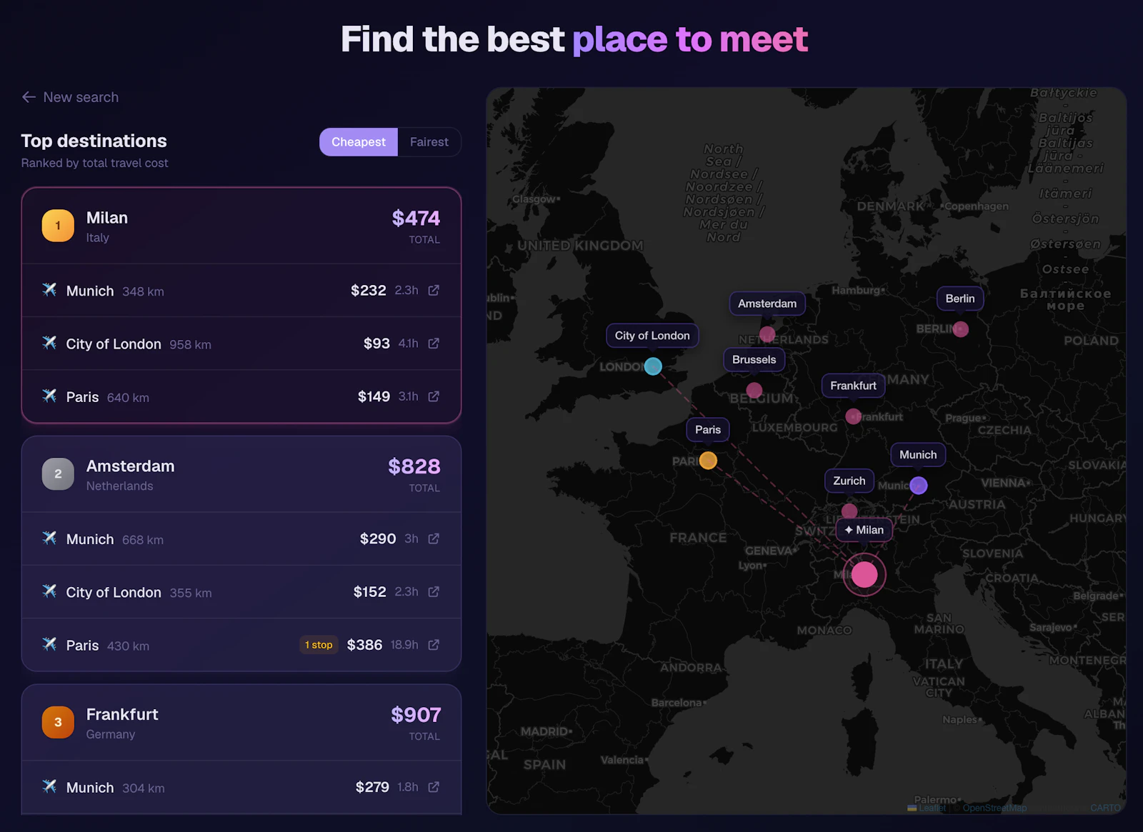 MeetPoint screenshot 2