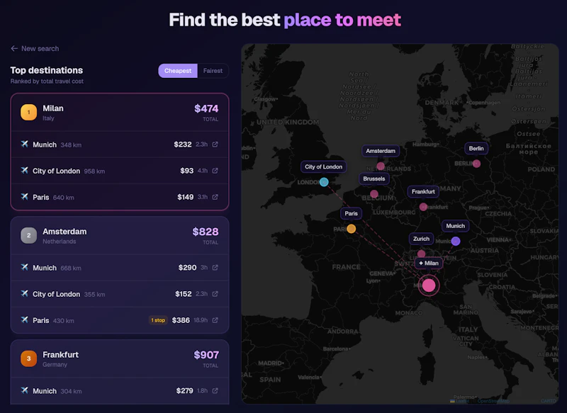 MeetPoint screenshot 2