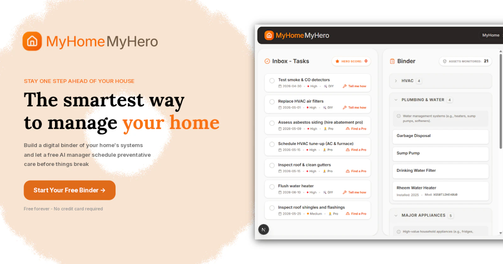 MyHomeMyHero screenshot 1