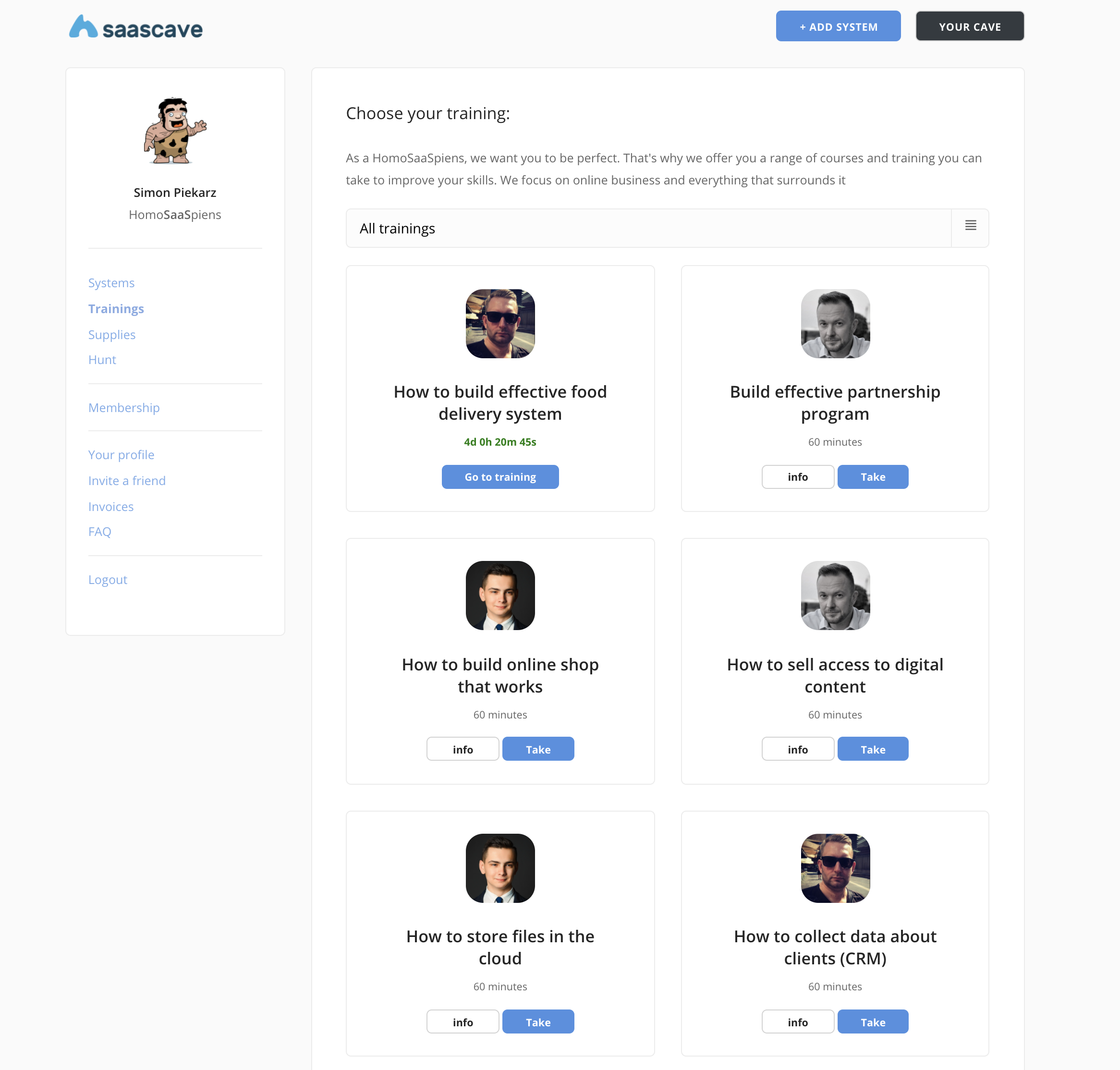 Saascave - Become a HomoSaaSpiens gallery image