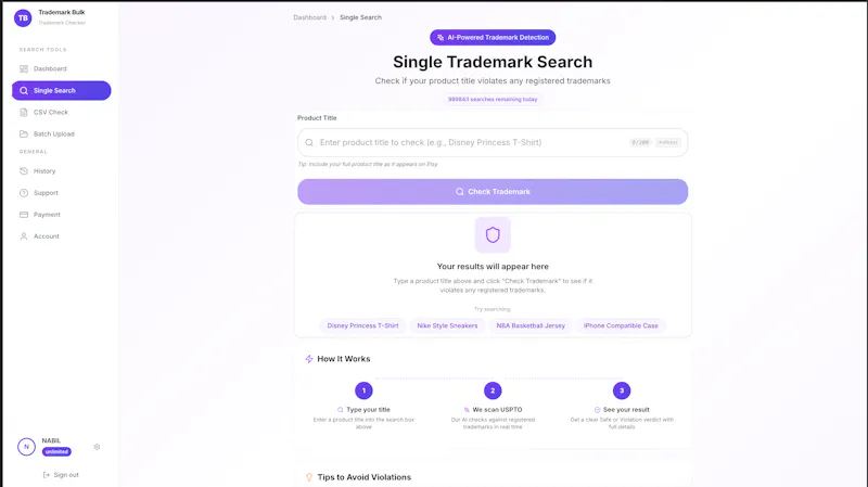 Trademark Bulk screenshot 3