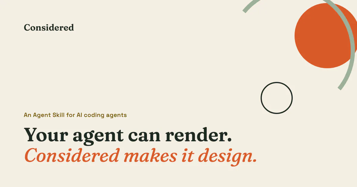Considered Design Skill gallery image