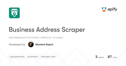 Business Address Scraper gallery image