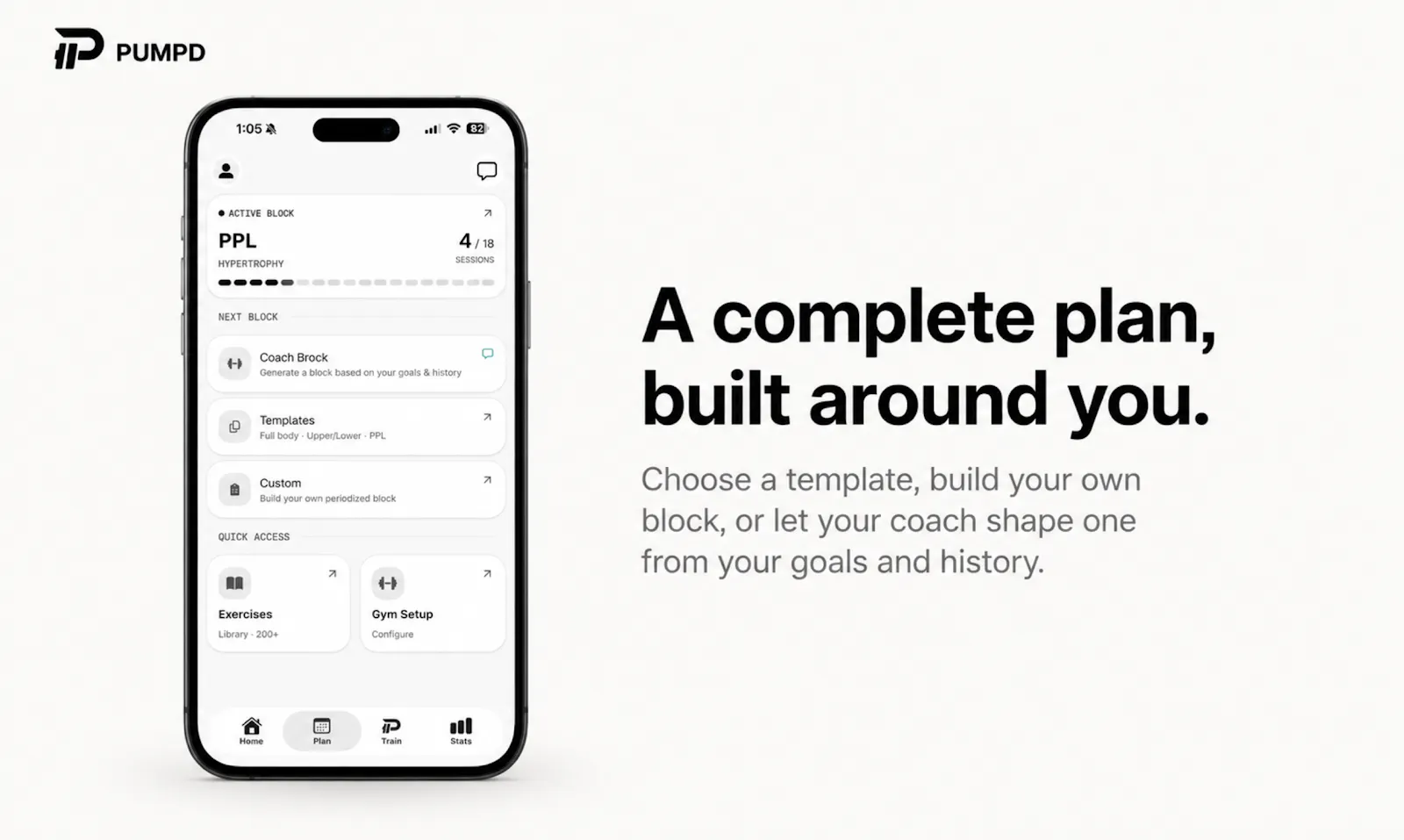 PUMPD AI Coach screenshot 2