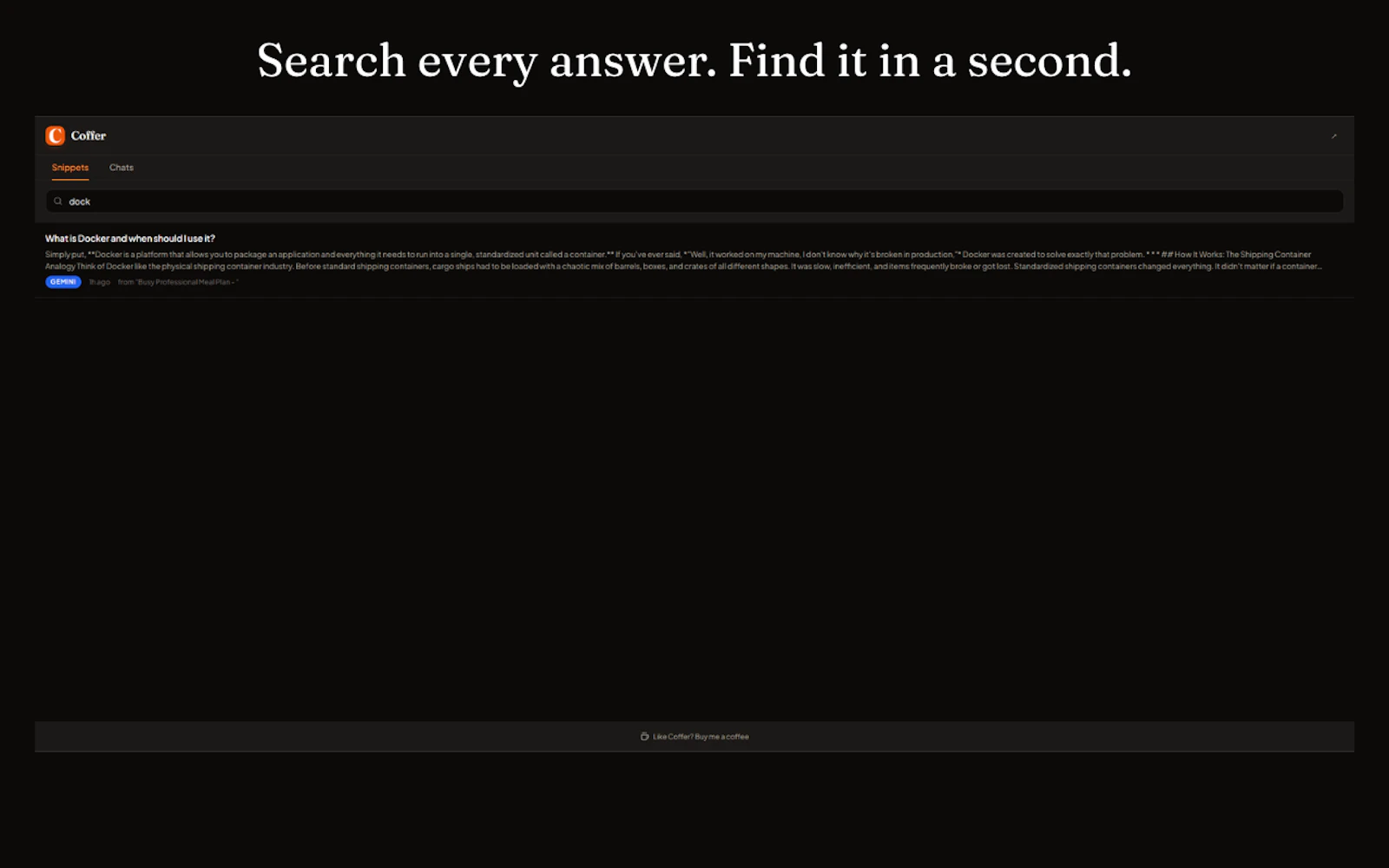 Coffer screenshot 5