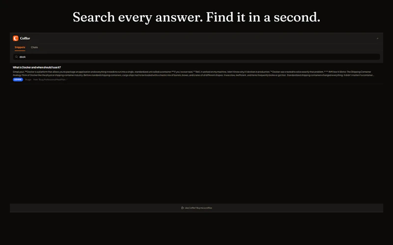 Coffer screenshot 5