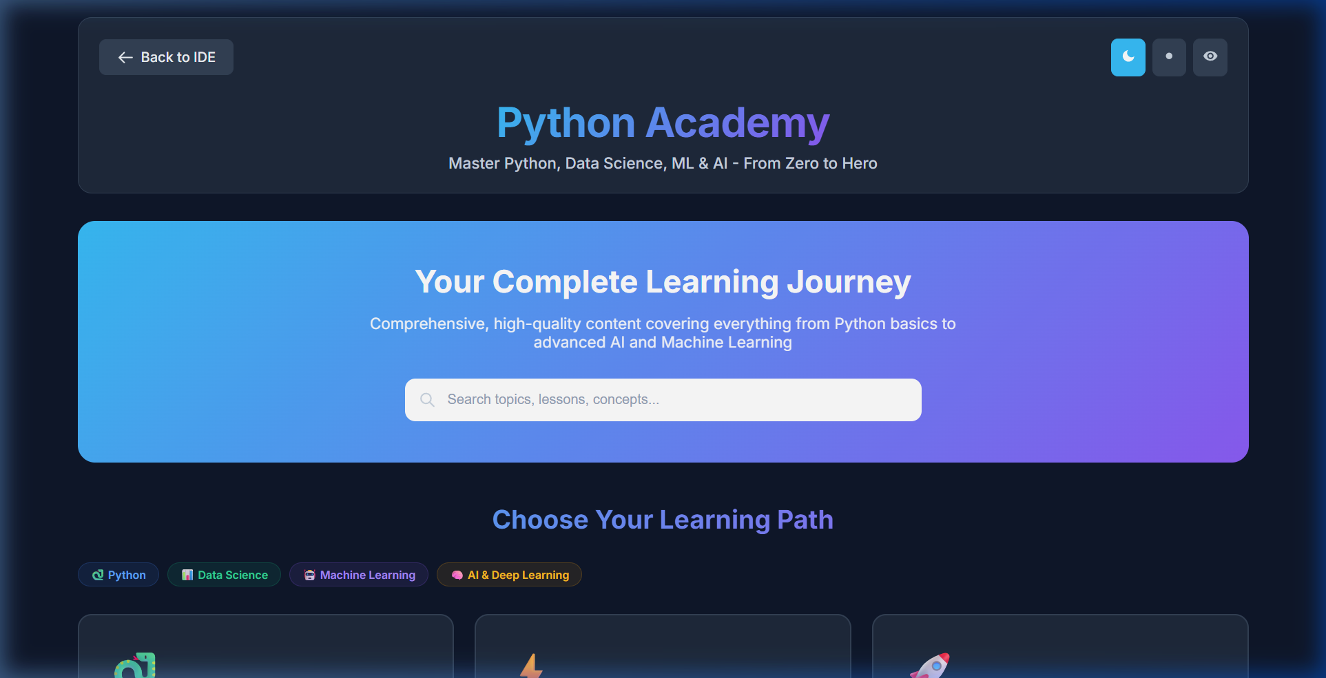 Pythonmastery.io gallery image