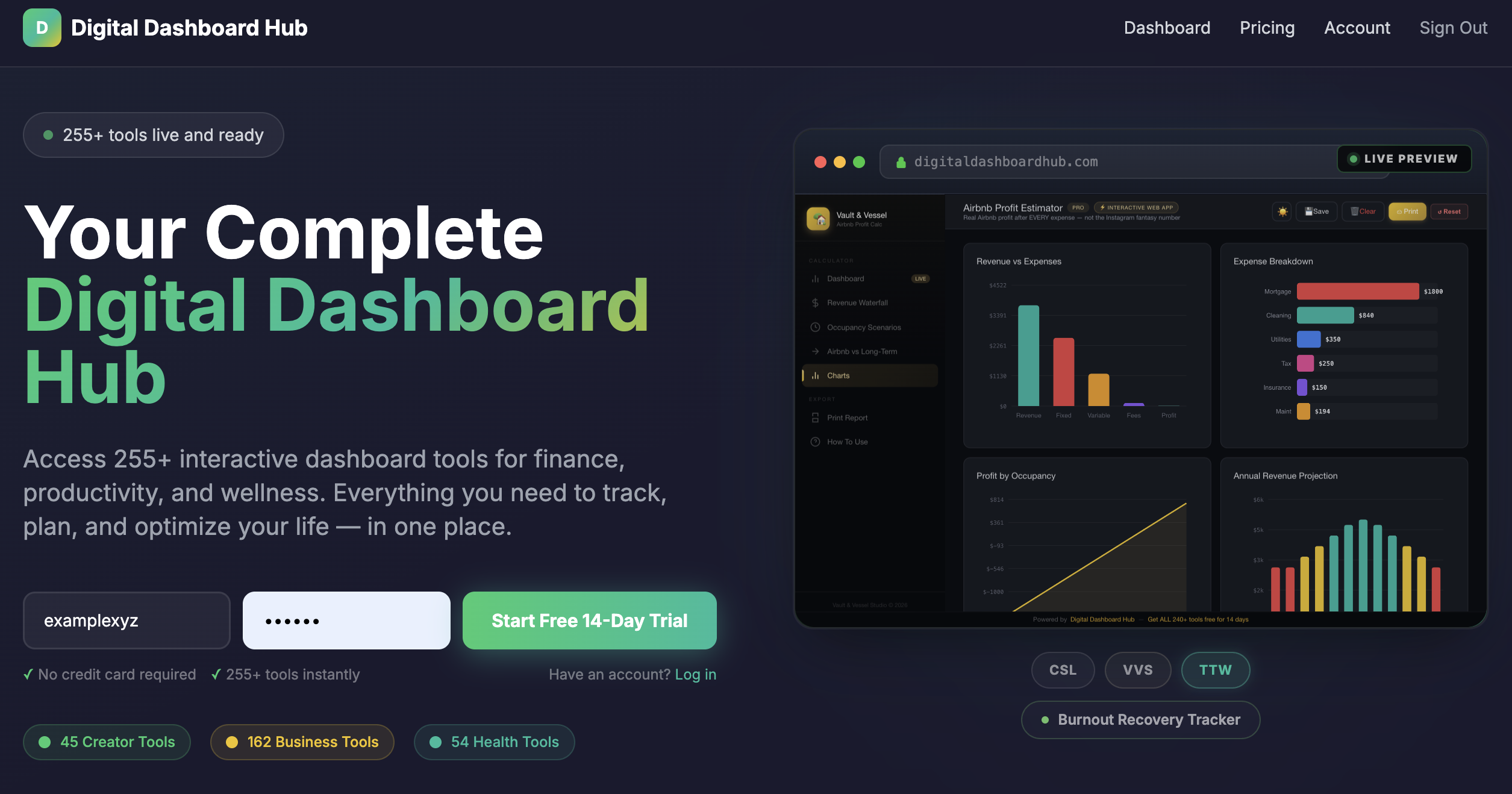 Digital Dashboard Hub gallery image