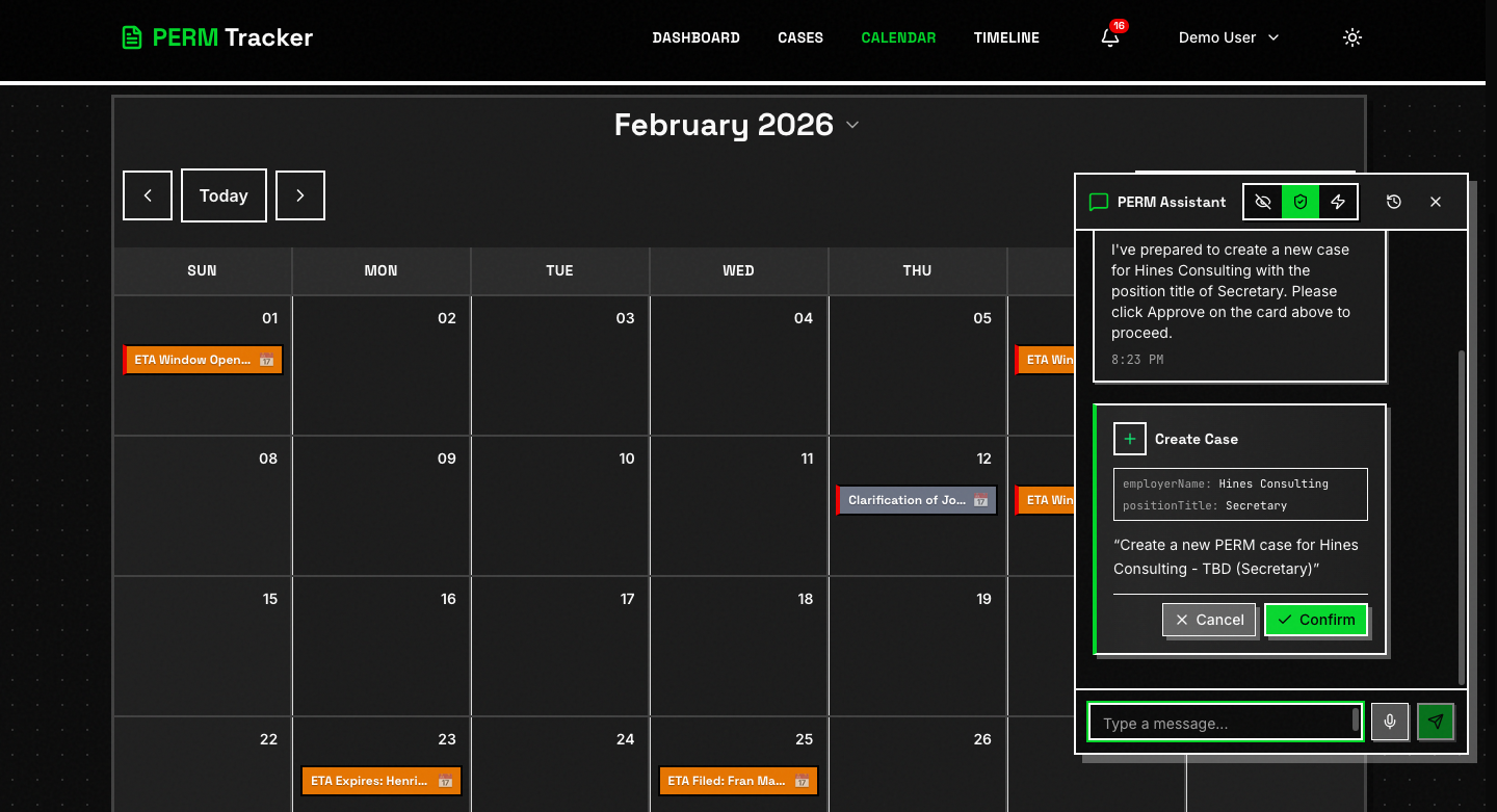 PERM Tracker gallery image