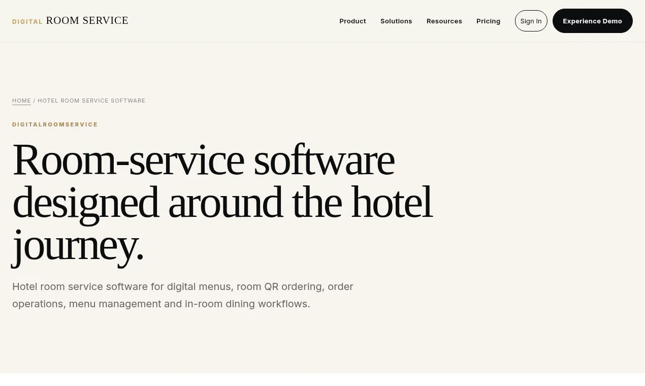 Digital Room Service gallery image