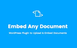 Embed Any Document - WordPress Plugin media 1