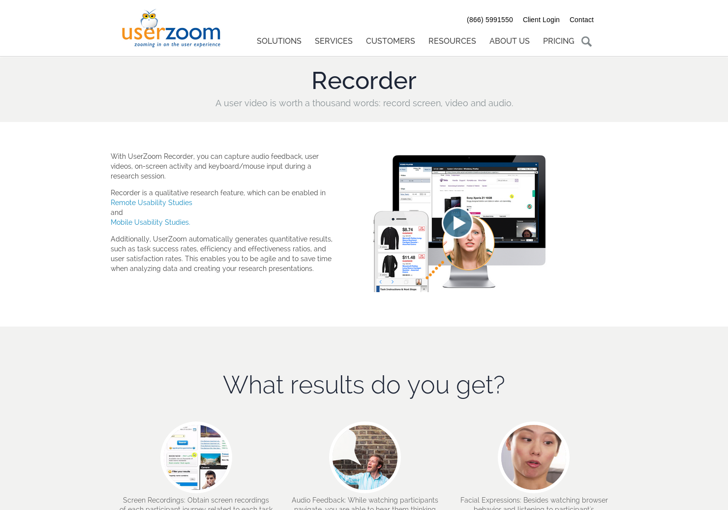 User Zoom
