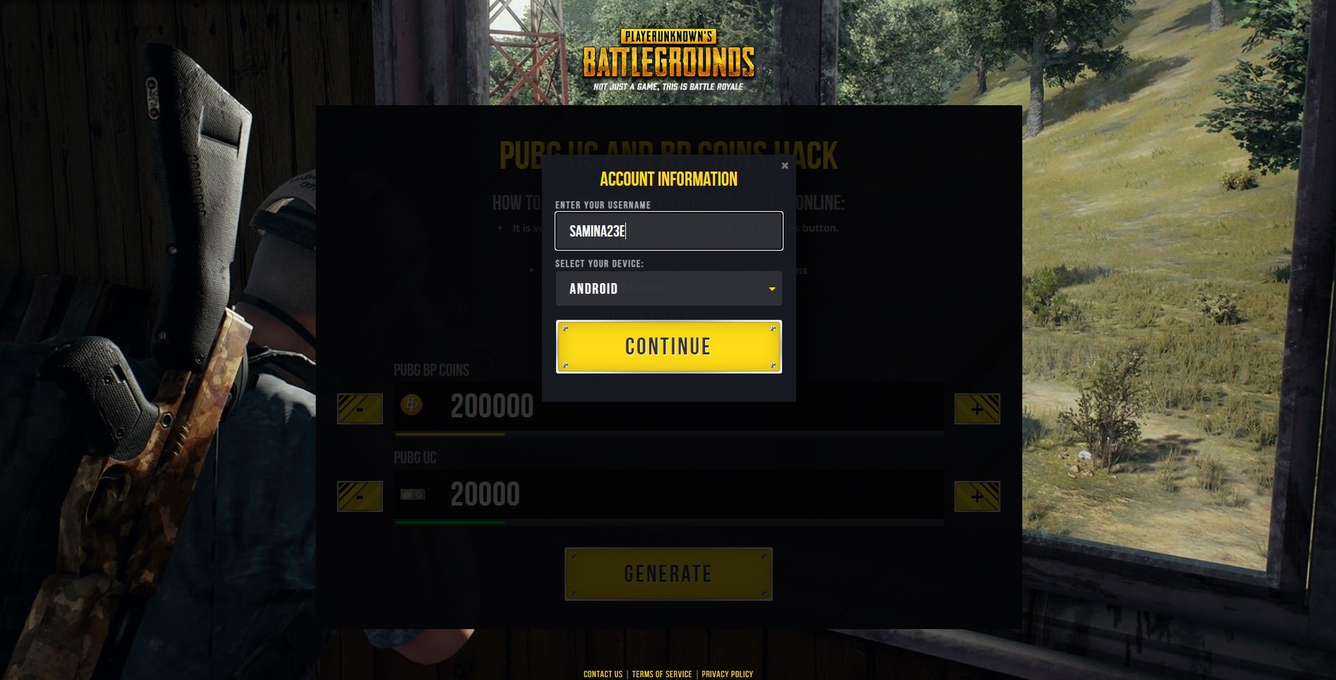 Media PUBG mudah alih PUBG UC Hack Generator 2023 2