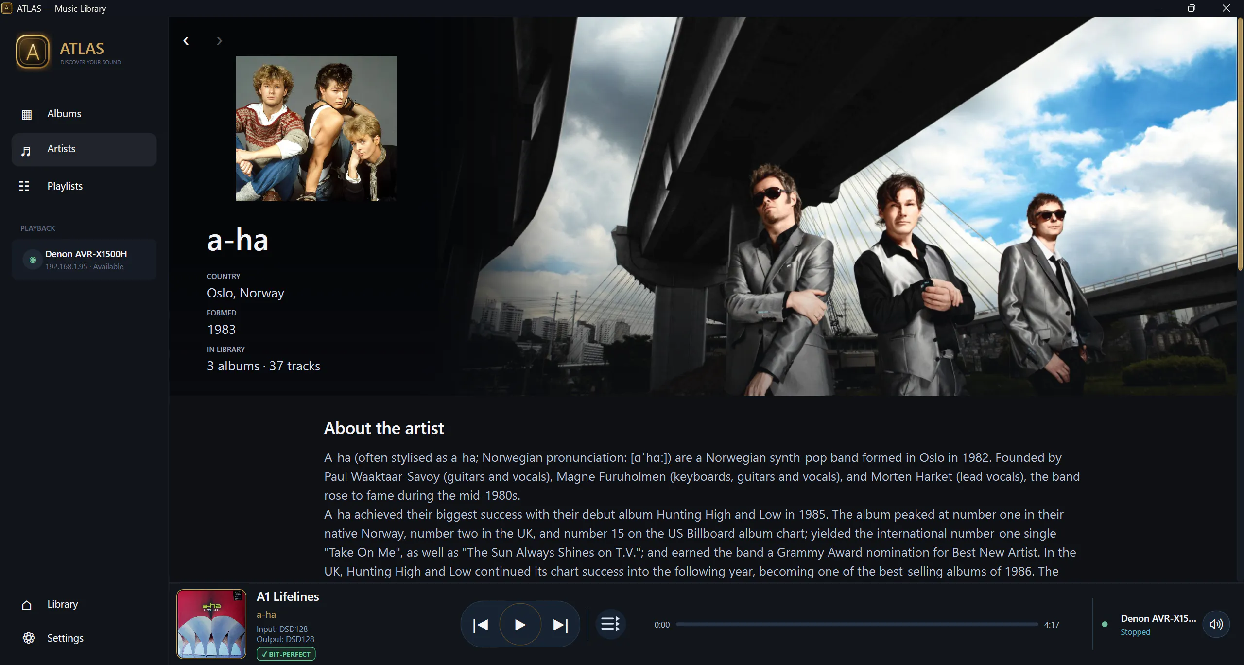 ATLAS Music Library gallery image