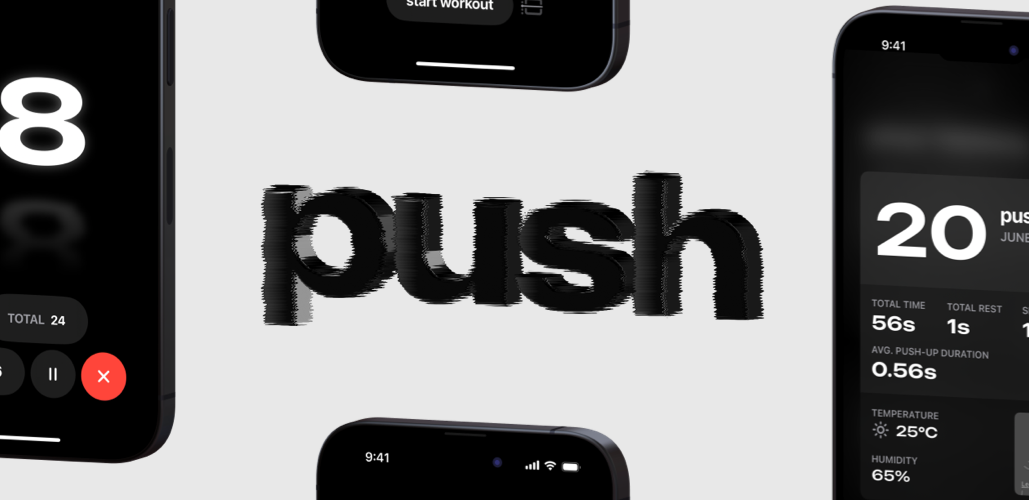 drücken - Intelligent Push-up-Wiederholungen verfolgen Medien 1