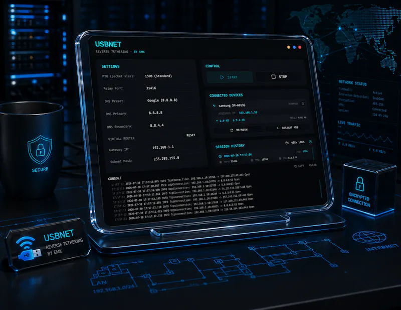 USBNET screenshot 2