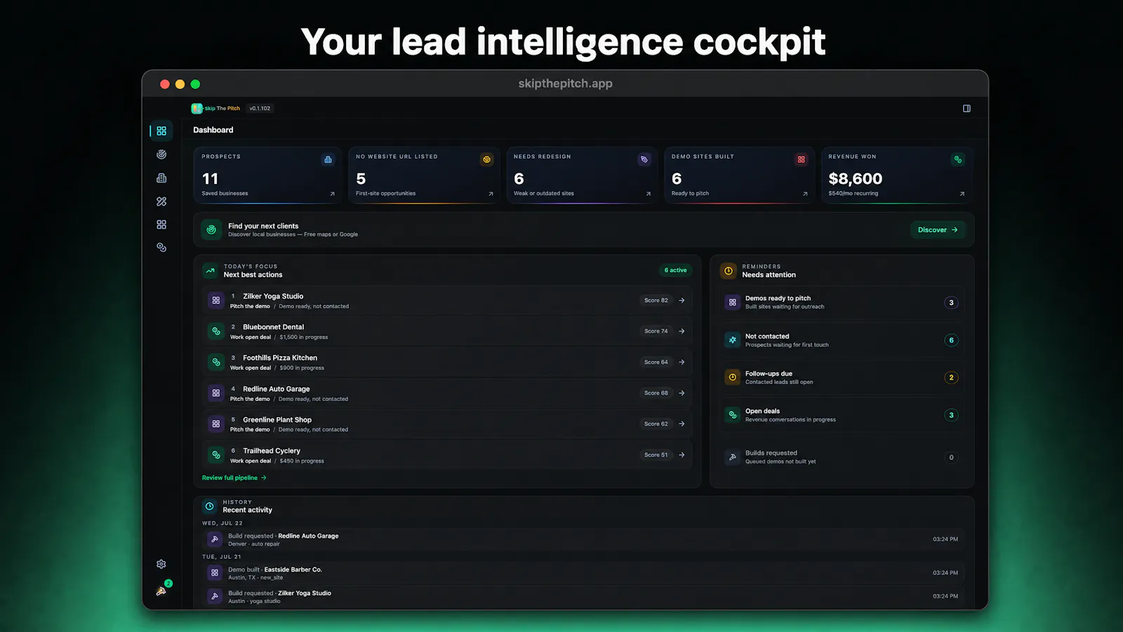 Skip the Pitch screenshot 4