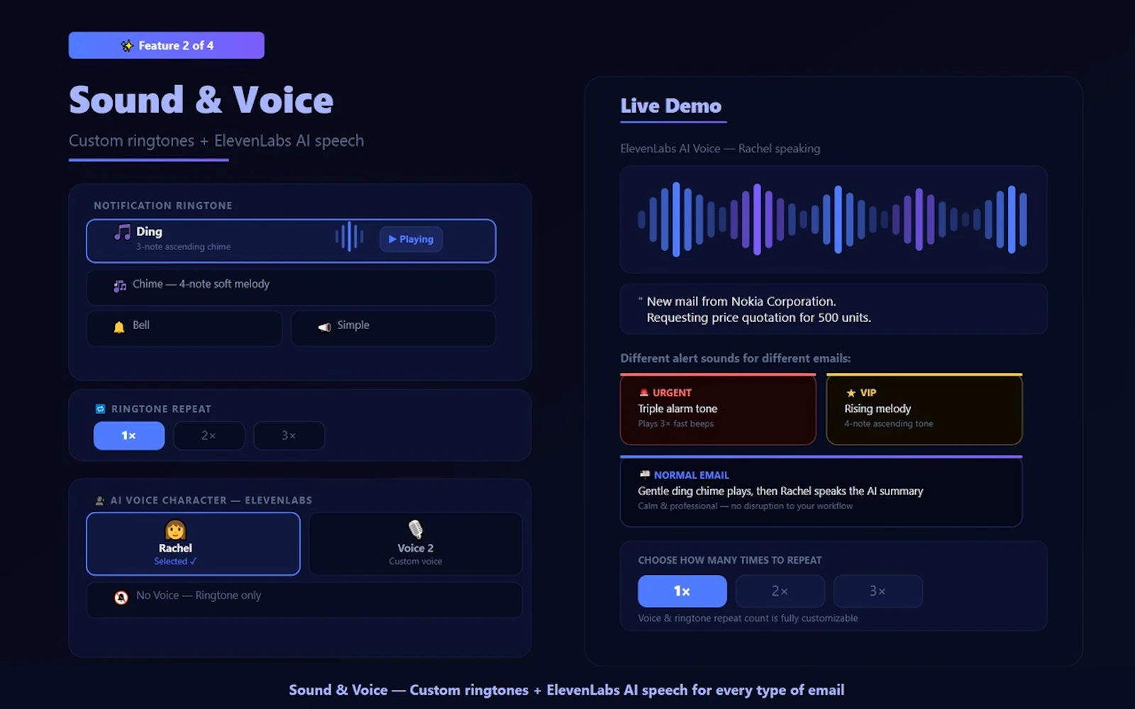 GAVA — Gmail AI Voice Assistant screenshot 3