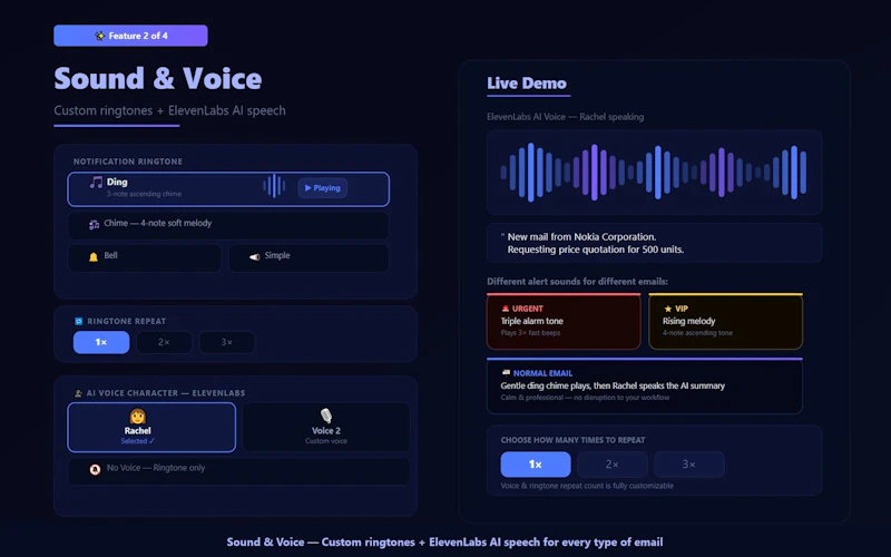 GAVA — Gmail AI Voice Assistant screenshot 3