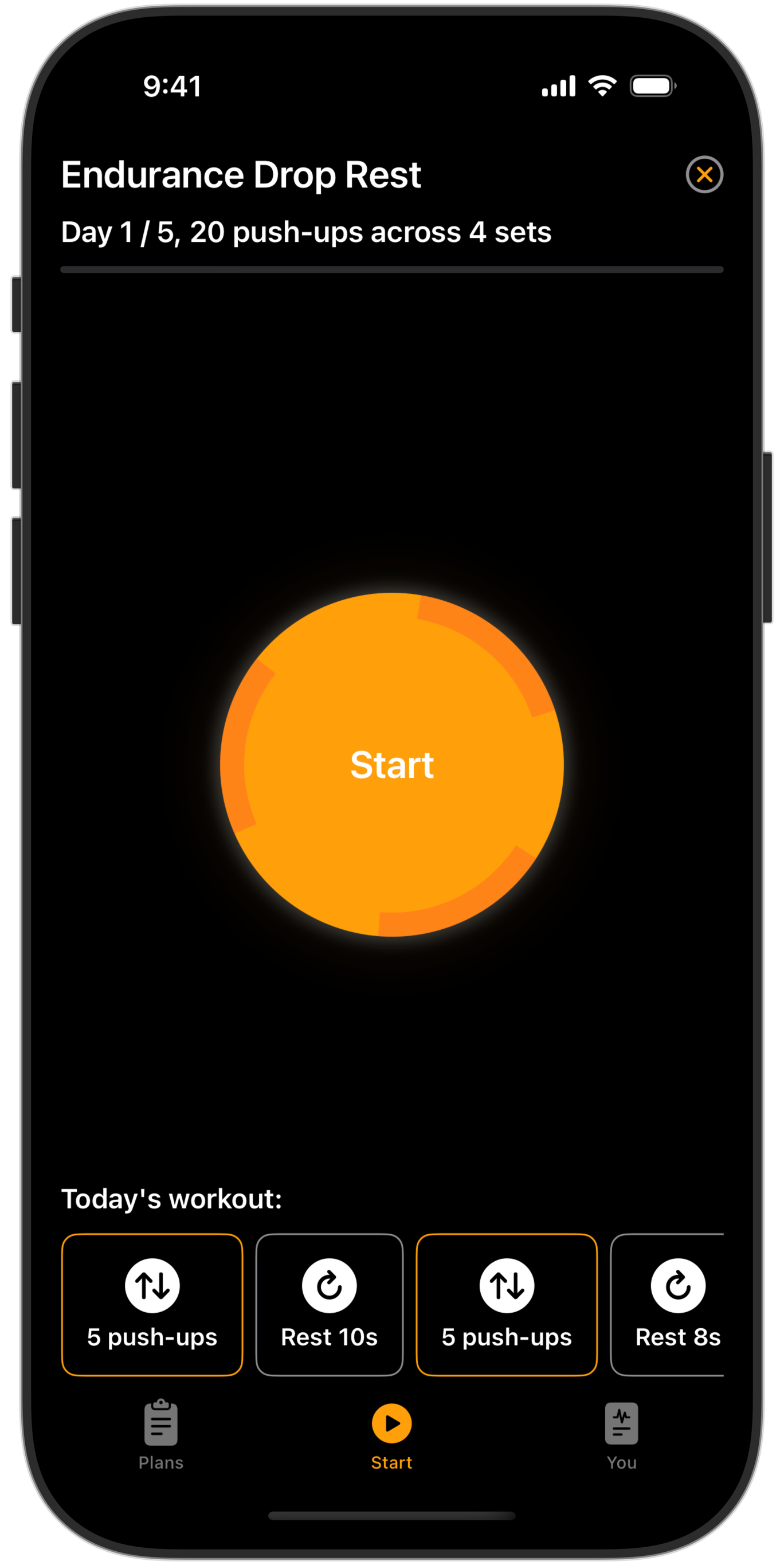 Média Force Force One - Application push-up qui fait plus que simplement compter les représentants 11