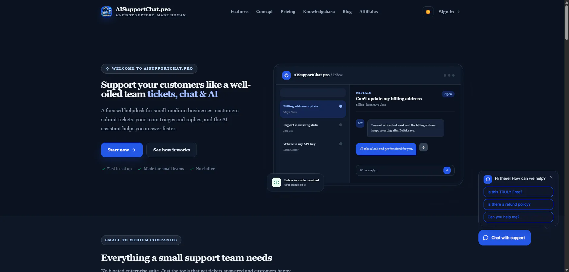 AISupportChat.pro Launch gallery image