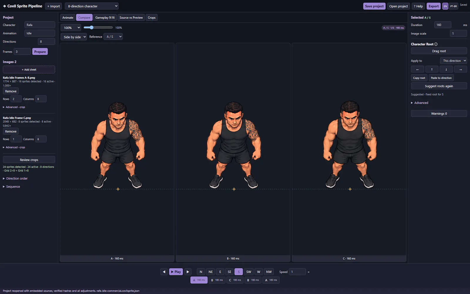 Covil Sprite Pipeline screenshot 2