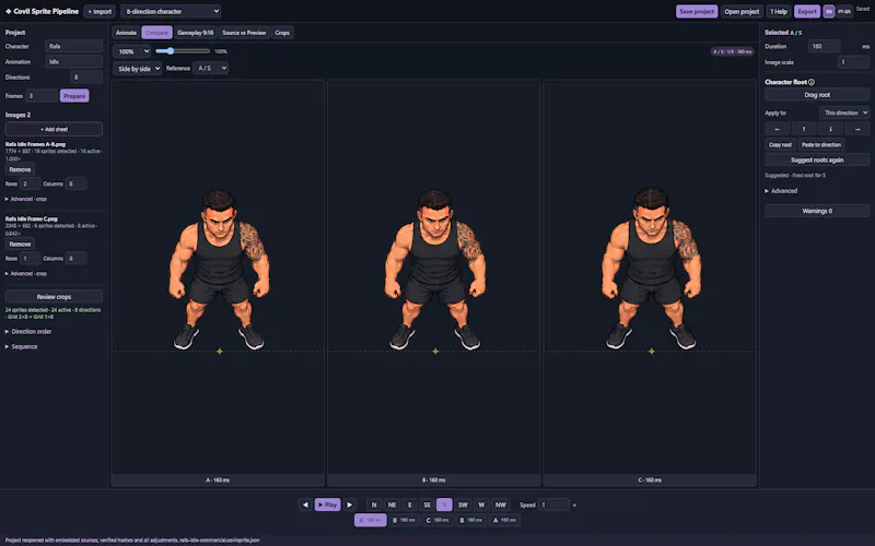Covil Sprite Pipeline screenshot 2