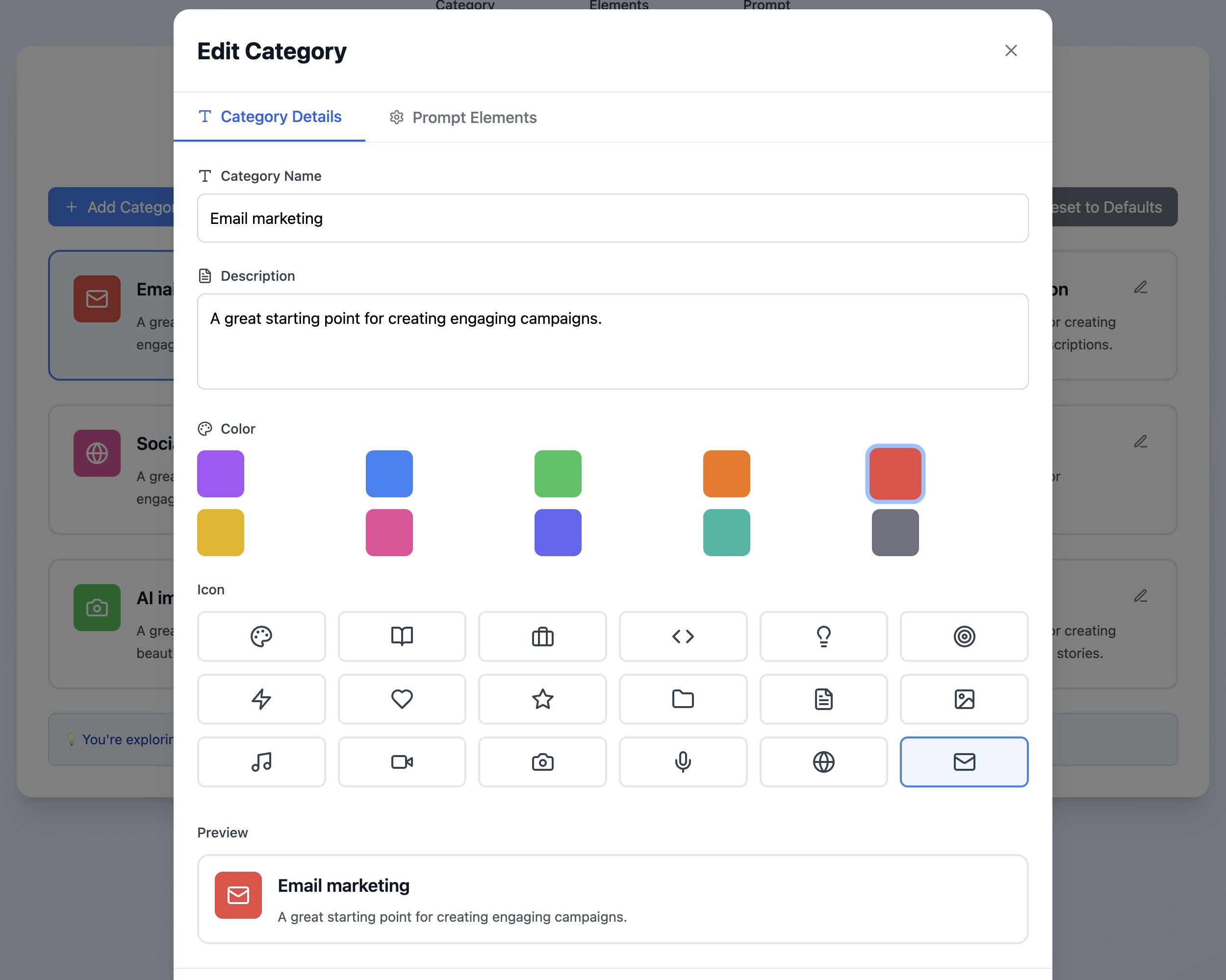 Prompt Builder gallery image