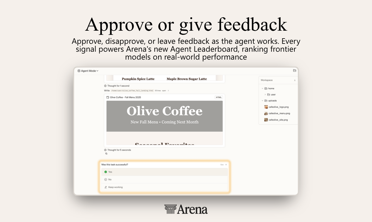 Arena Agent Mode gallery image
