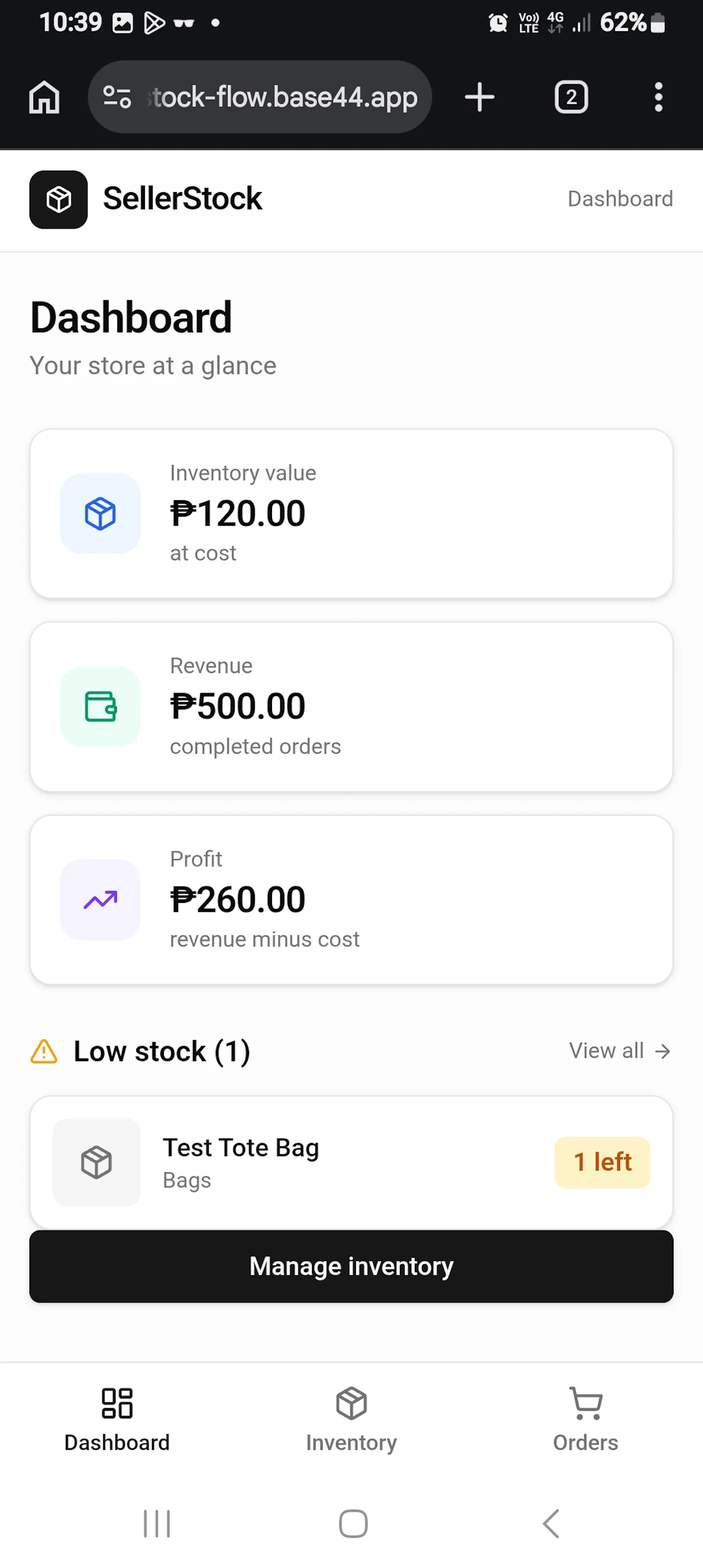 SellerStock screenshot 3
