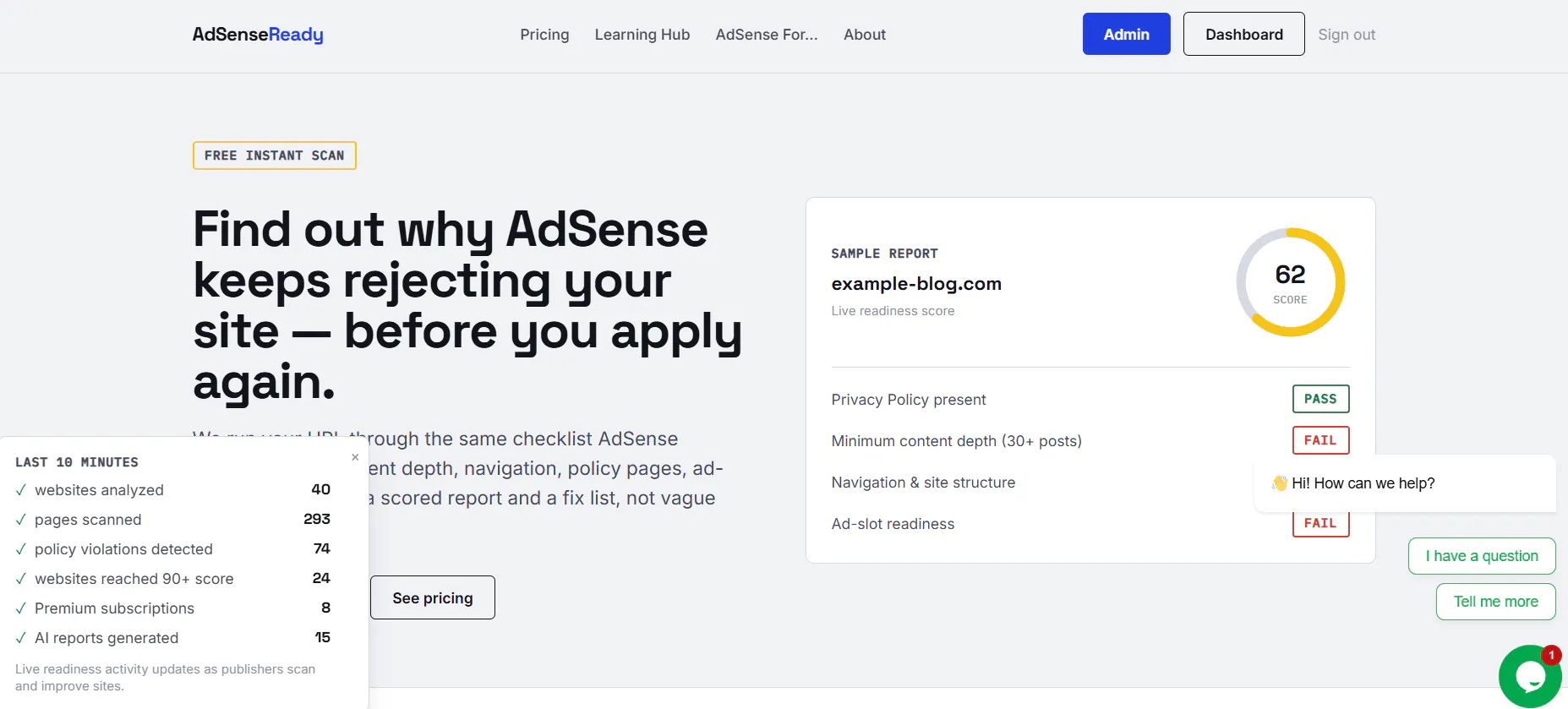 AdSense No More rejections gallery image