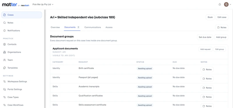 Matter for Immigration screenshot 5