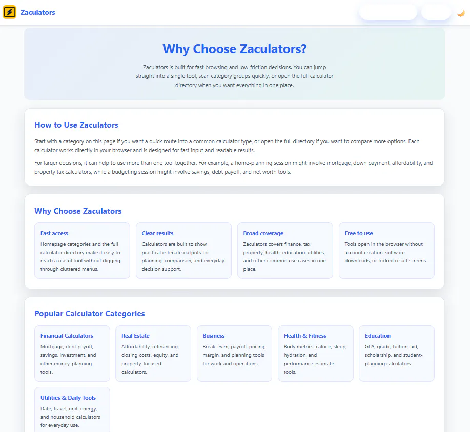 Zaculators gallery image