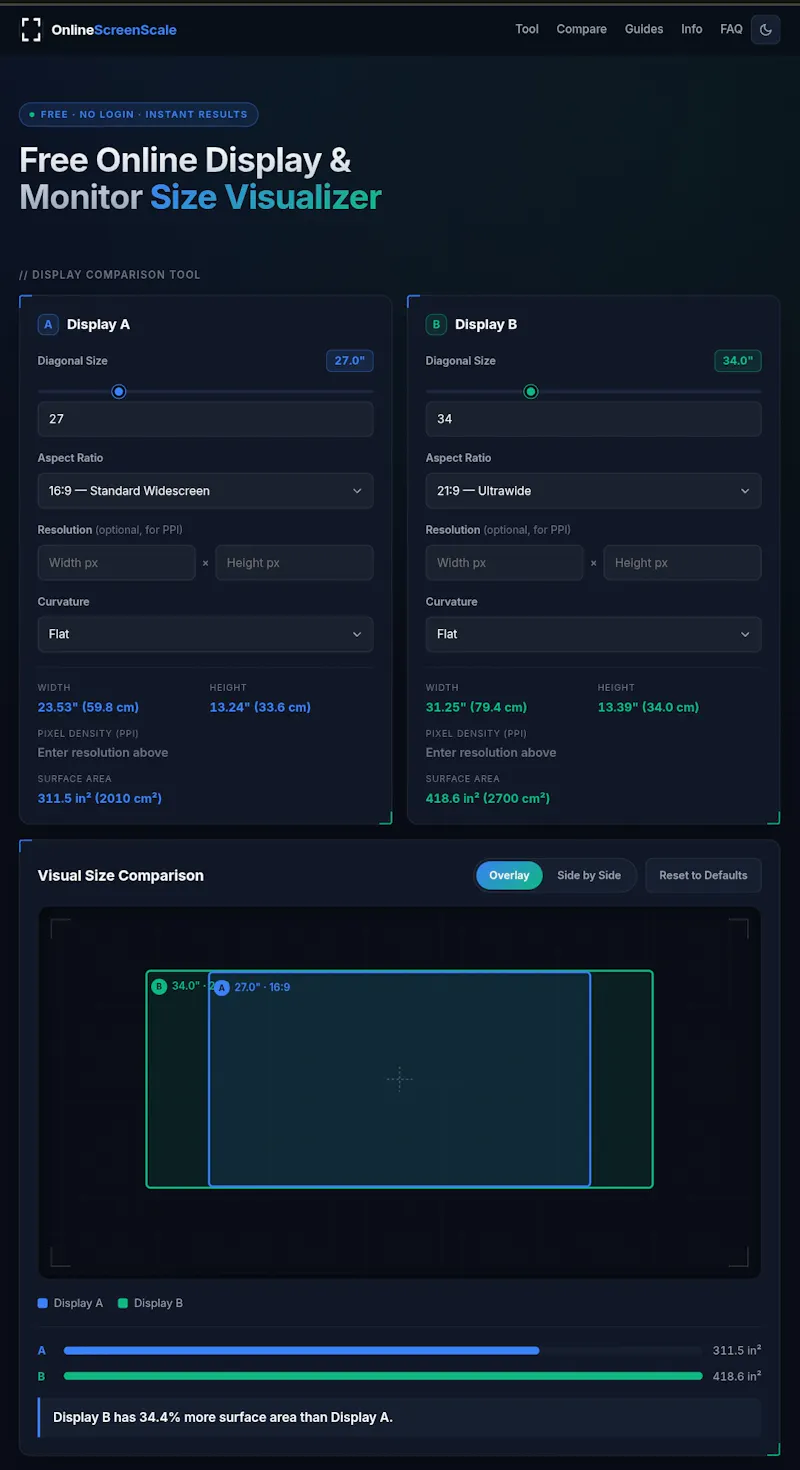 OnlineScreenScale screenshot 2