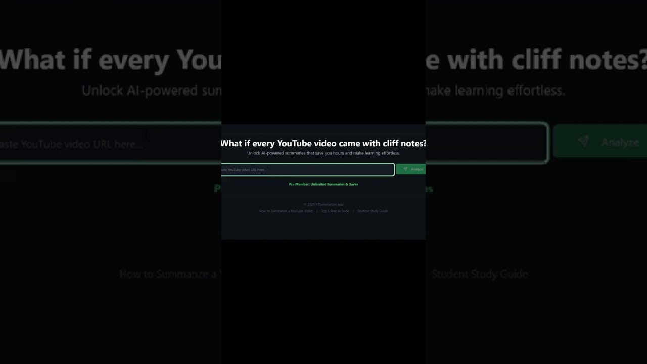 YTsummarizer 2.0  gallery image