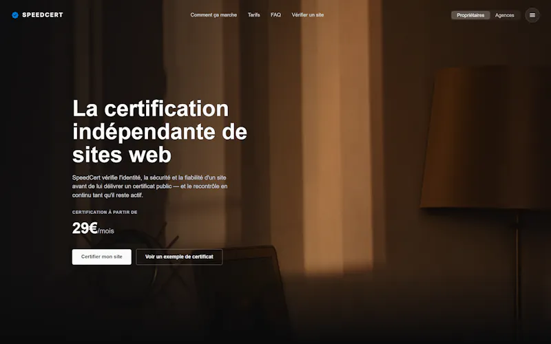 SpeedCert screenshot 1