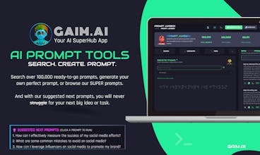 Откройте для себя потенциал ИИ. Испытайте мощь и возможности ИИ с GAIM.AI.